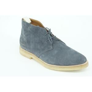 COMMON PROJECTS Men Washed Chukka Boots Grey Lace Up Dress SZ 43 10D US